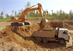 Комплекс строительных работ по возведению фундамента и вывоза грунта