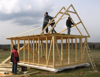 Строительство крыши каркасного дома: важные моменты
